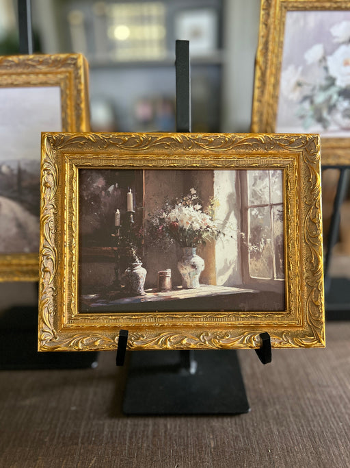 Antique Table Setting Framed Art
