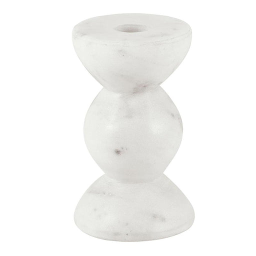 Small Solid Marble Taper Candle Holder