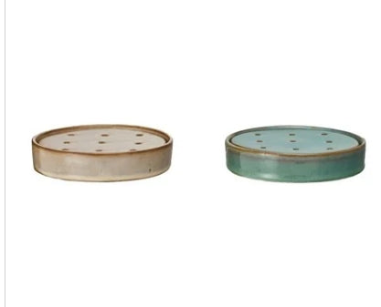 Stoneware Soap Dish Assorted Colours