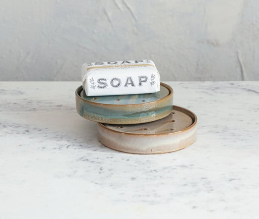 Stoneware Soap Dish Assorted Colours