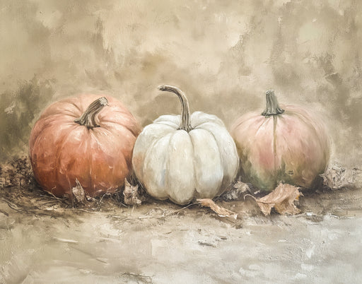 Pumpkin Water Colour Print (no frame)