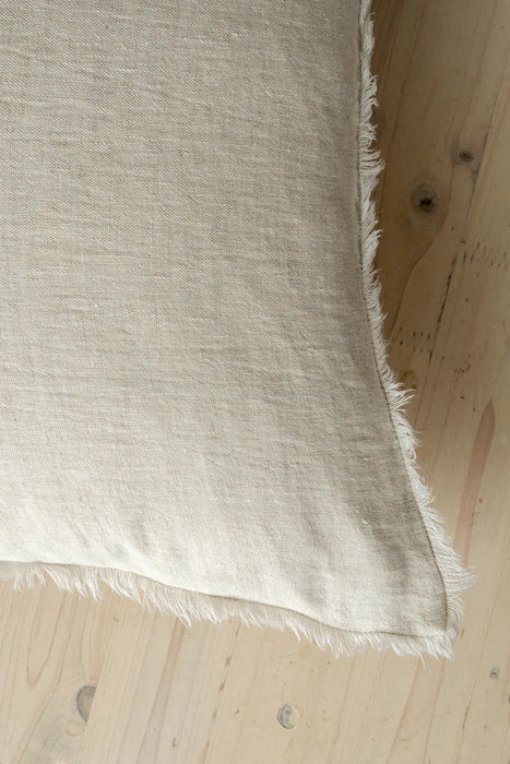 Lina Linen Pillow 24" x 24"- Chambray