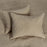 Muslin Floral Stitch Taupe Bedding Quilt Set