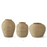 Oversized Seagrass & Iron Vases Assorted