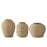 Oversized Seagrass & Iron Vases Assorted