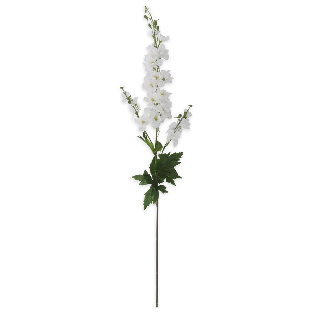 White 3 Shoot Real Touch Delphinium Stem