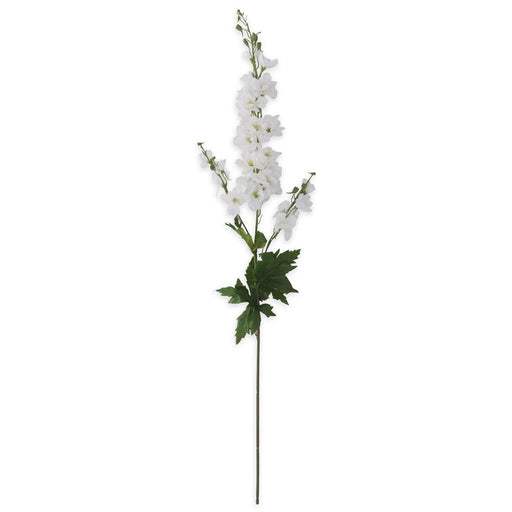 White 3 Shoot Real Touch Delphinium Stem