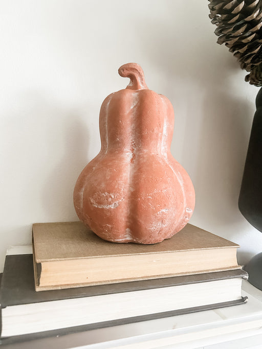 Small Orange Terracotta Gourd
