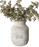Large Greige Textured Vase