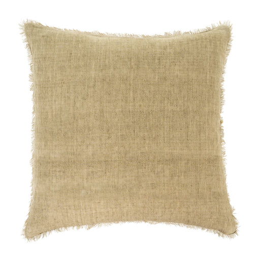Lina Linen Pillow 24" x 24"- Celery Root