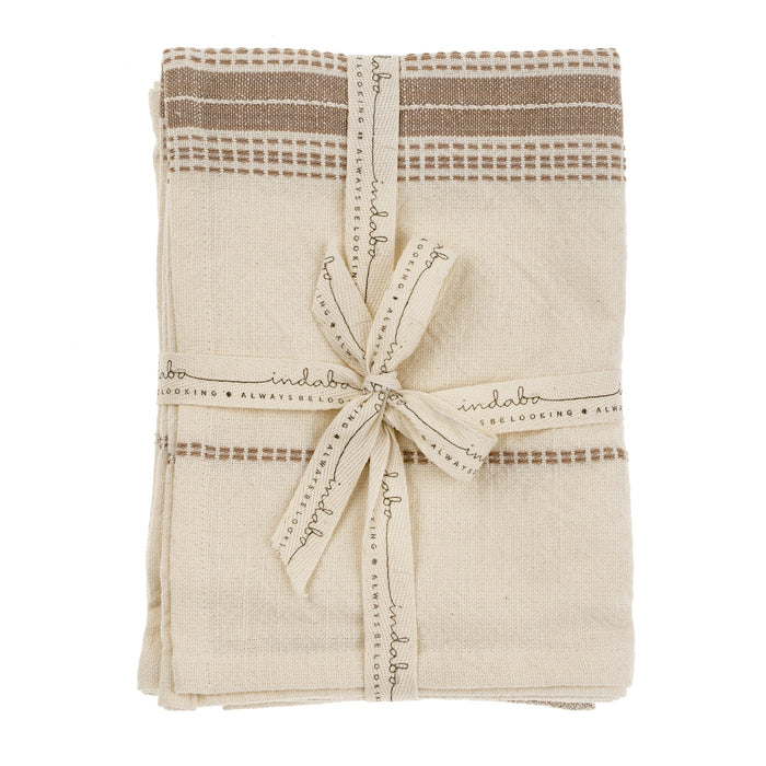 Taupe Portofino Tea Towel Set
