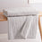 Taupe Tobago Stripe Quilted Throw Blanket
