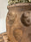 Dark Brown Wood Dot Vase