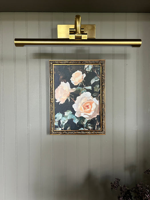 Velvet Roses Bronze Framed Art