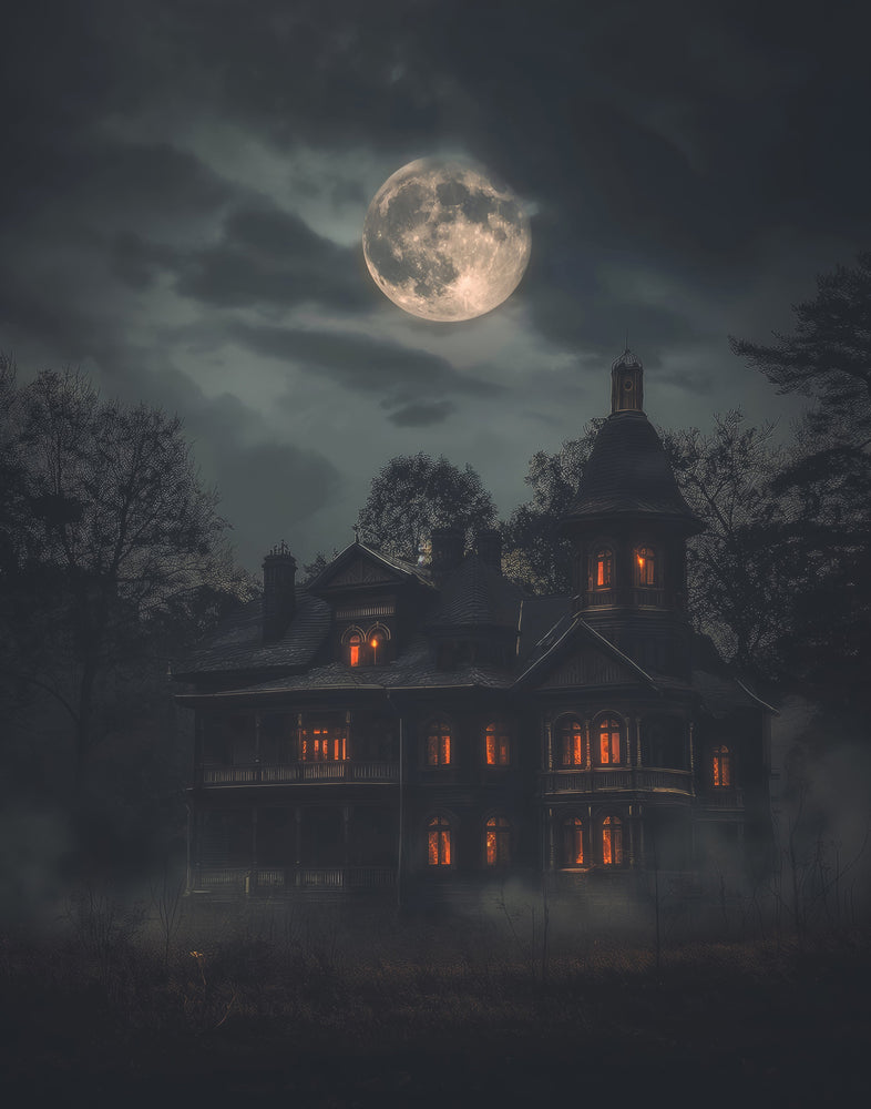 Haunted House on the Hill Print (no frame)