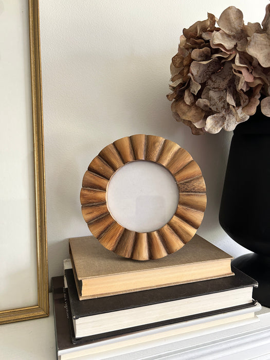 Cane Disc Photo Frame