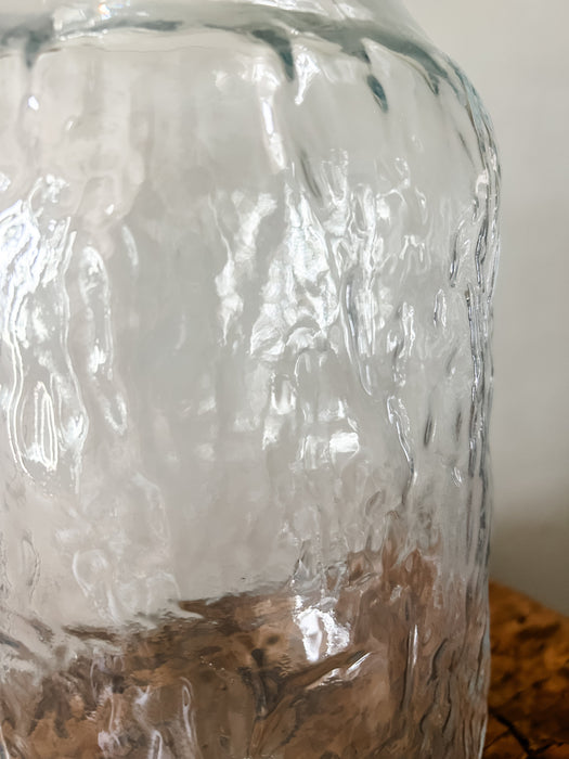 Large Organic Glass Vase