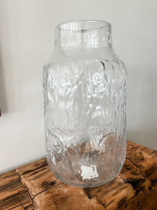 Large Organic Glass Vase