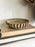 Reactive Glaze Ribbed Dish