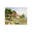 English Garden Cottage Vintage Art Print (no frame)