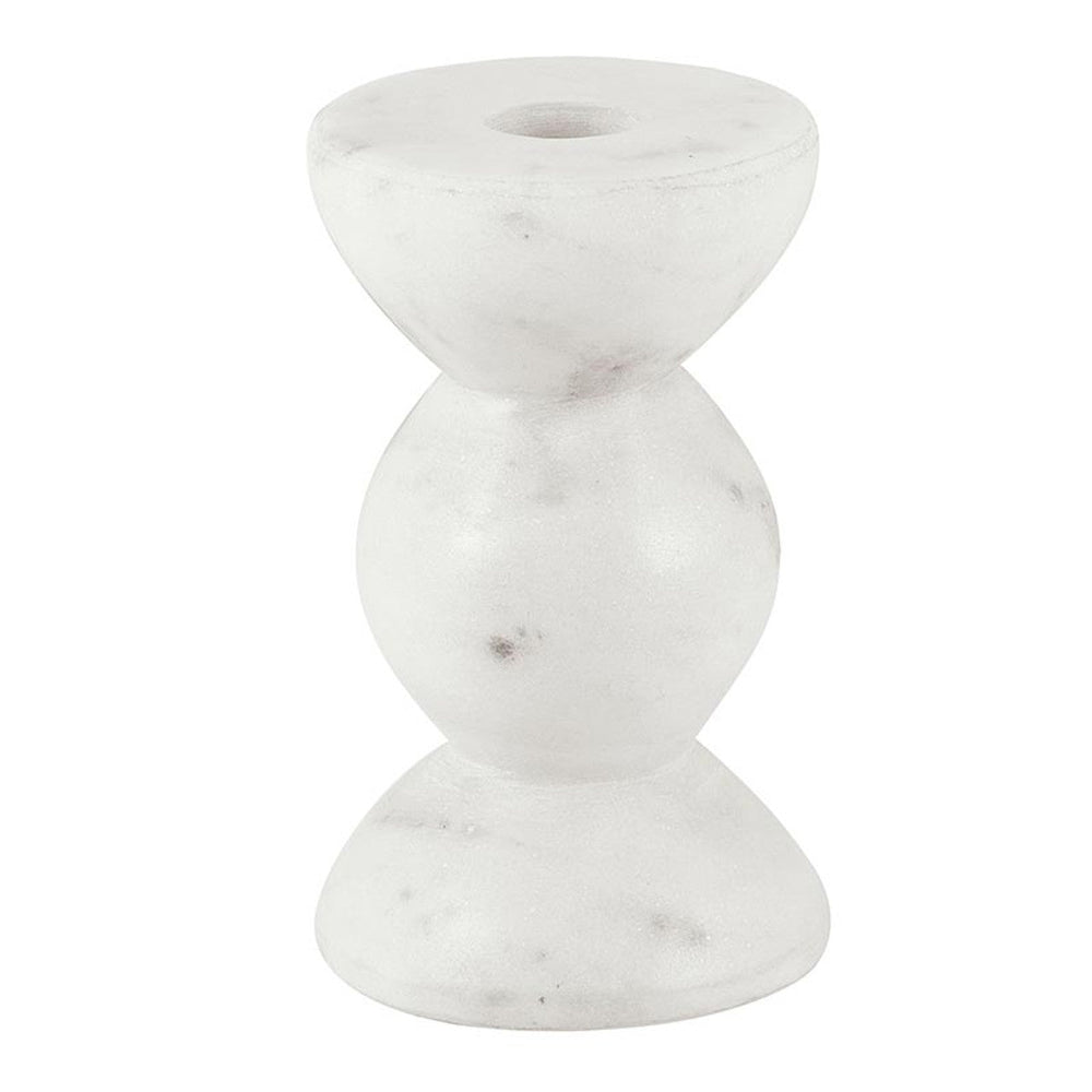 Small Solid Marble Taper Candle Holder