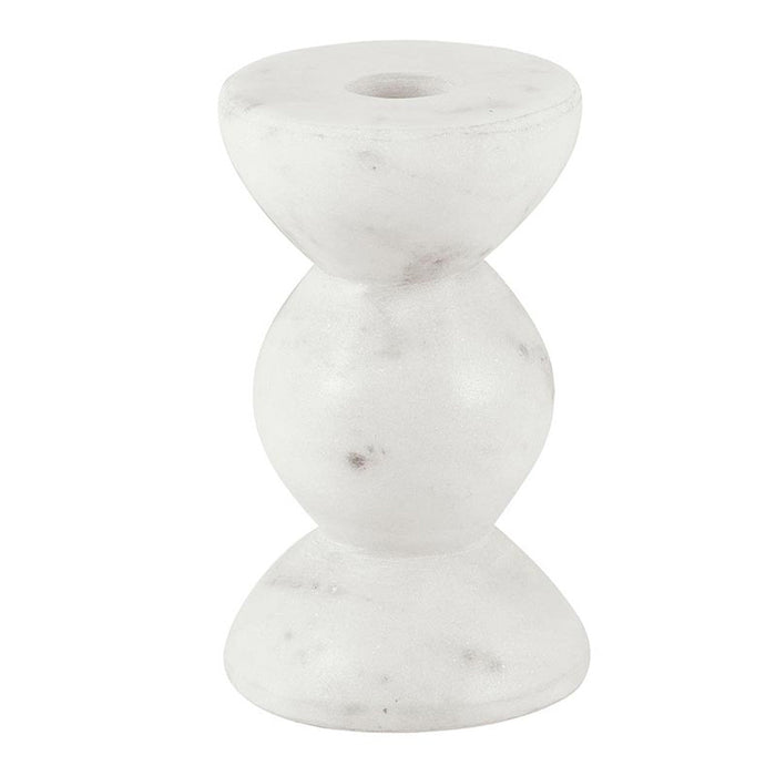 Small Solid Marble Taper Candle Holder