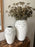 Brown & White Textured Terracotta Vases- Assorted Sizes