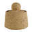 Textured Speckle Cement Canister