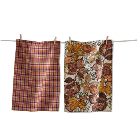 Gathering Leaves Tea Towel Set