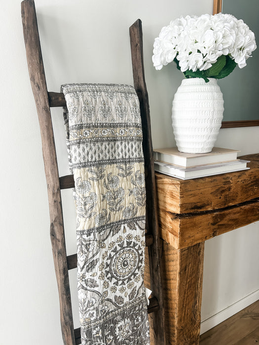 Lirelle Reversible Quilted Throw Blanket
