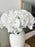 White Real Touch Hydrangea Stem