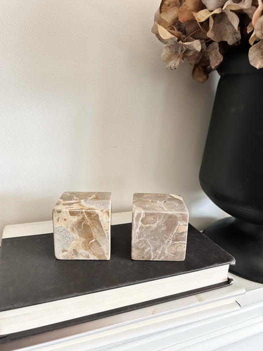 Marble Salt & Pepper Sets - Assorted Colour