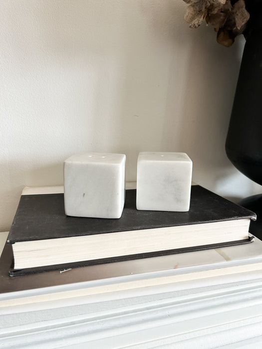 Marble Salt & Pepper Sets - Assorted Colour