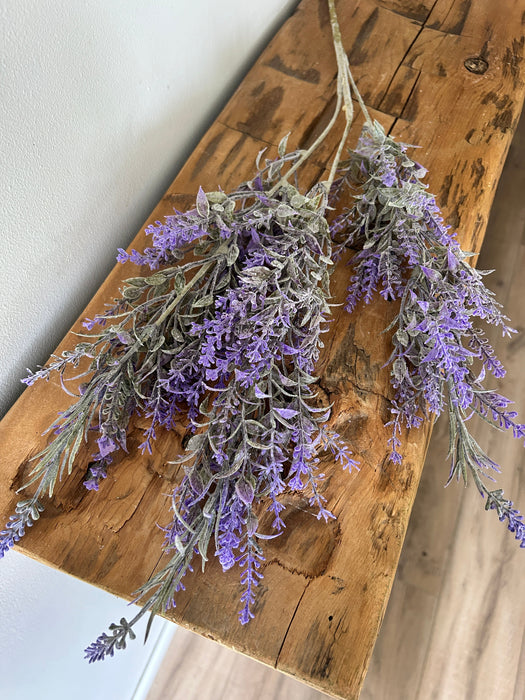 Faux Purple Lavender Stem
