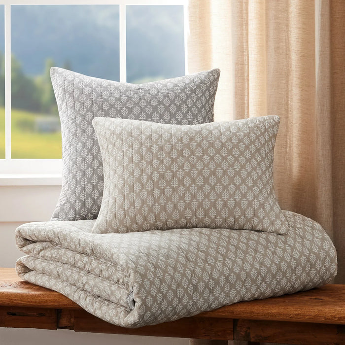 Aditya Taupe Bedding Quilt Set