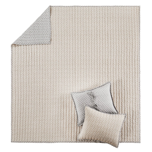 Aditya Taupe Bedding Quilt Set