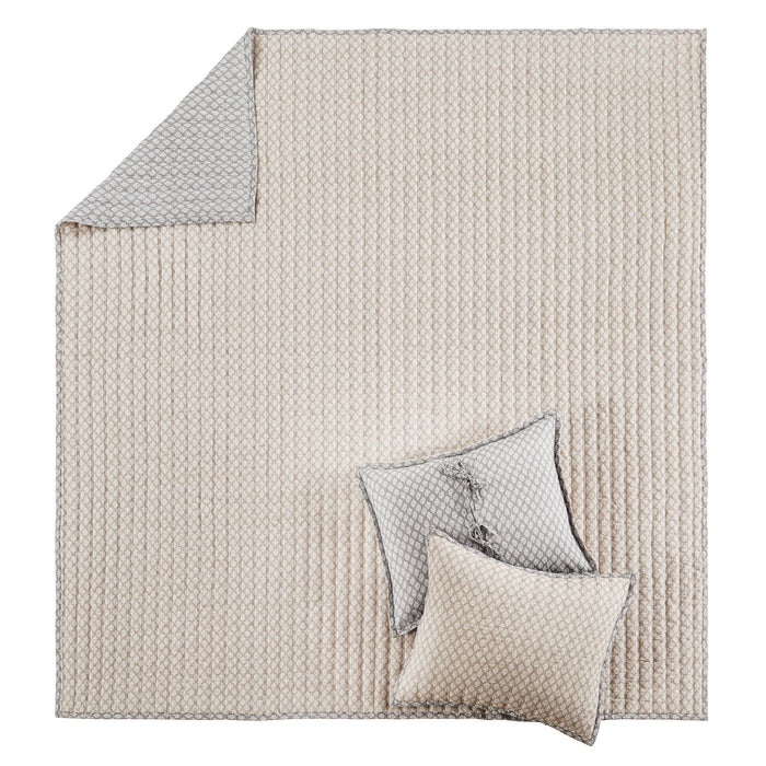 Aditya Taupe Bedding Quilt Set