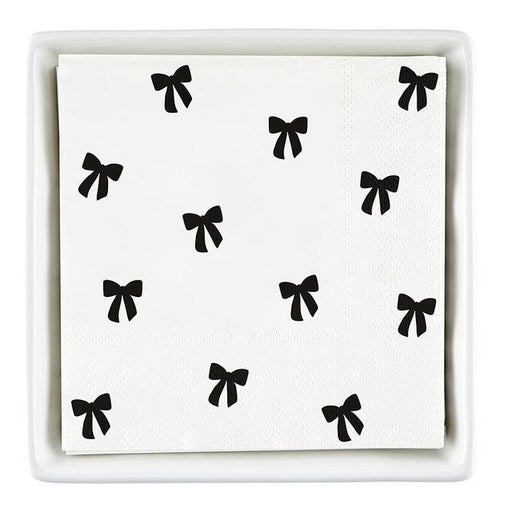 Ribbon Napkin & Ceramic Tray Hostess Gift