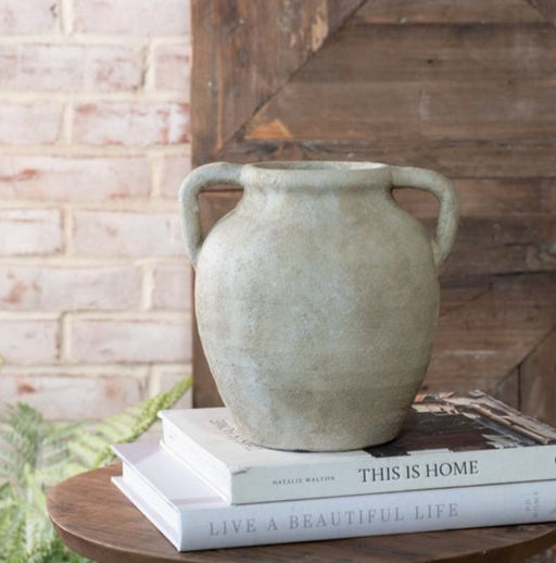 Raven 2-Handle Artisan Vase