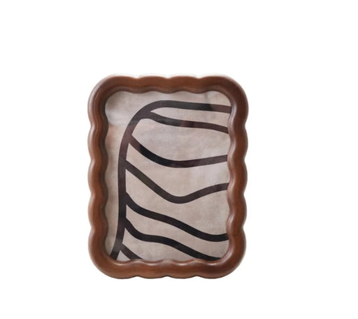 Rubberwood 6 x 8" Scallop Frame