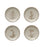 Embossed Flower Tidbit Dish Assorted