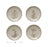 Embossed Flower Tidbit Dish Assorted