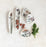 Floral Organic Stoneware Large Dish Assorted
