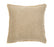Fringed Light Sand Boucle Pillow