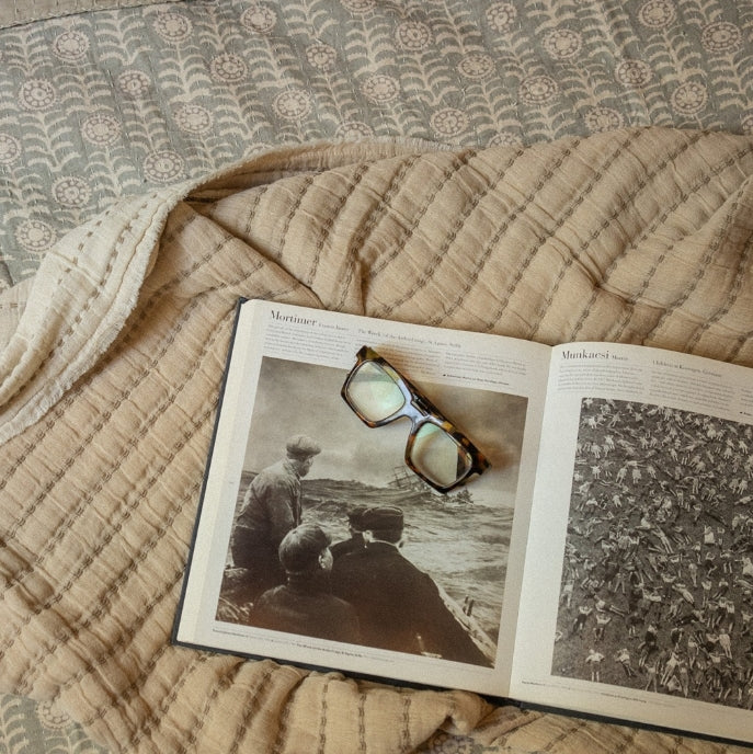 Florio Kantha Bed Blanket