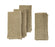Olive Green Striped Double Cloth Napkin Set of 4