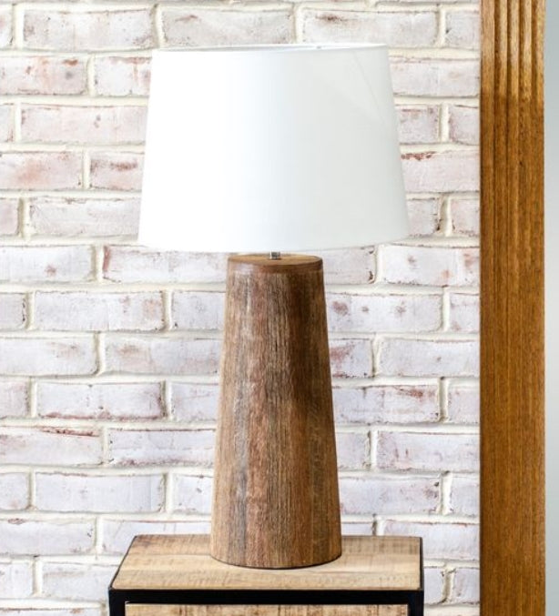 Mango Wood Table Lamp