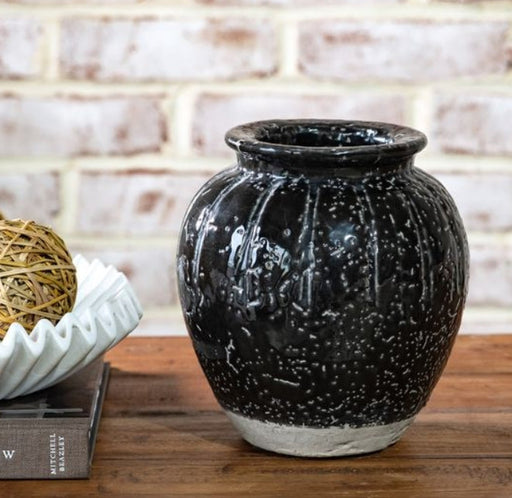 Small Black Glaze Vase
