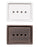 Rectangle Stoneware Soap Tray Assorted Colours