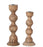Hand Carved Taper Candles Assorted